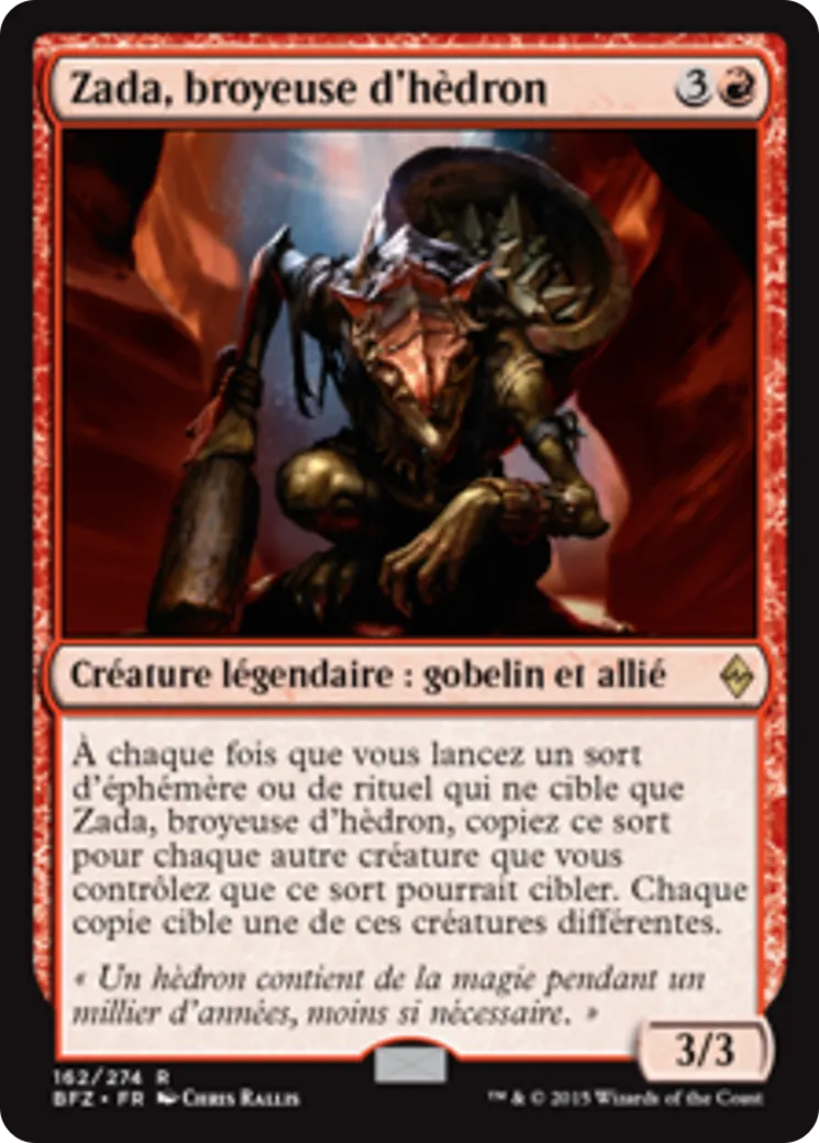 Zada, broyeuse d'hèdron — Battle for Zendikar — Magic: The Gathering