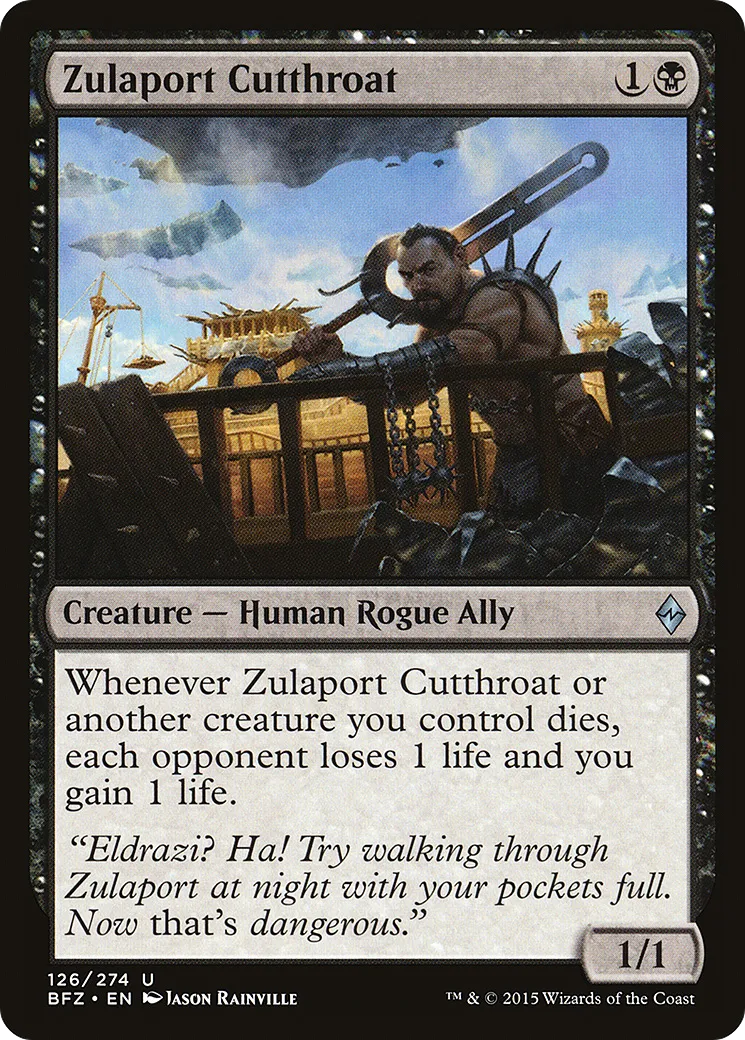 Zulaport Cutthroat — Battle for Zendikar — Magic: The Gathering