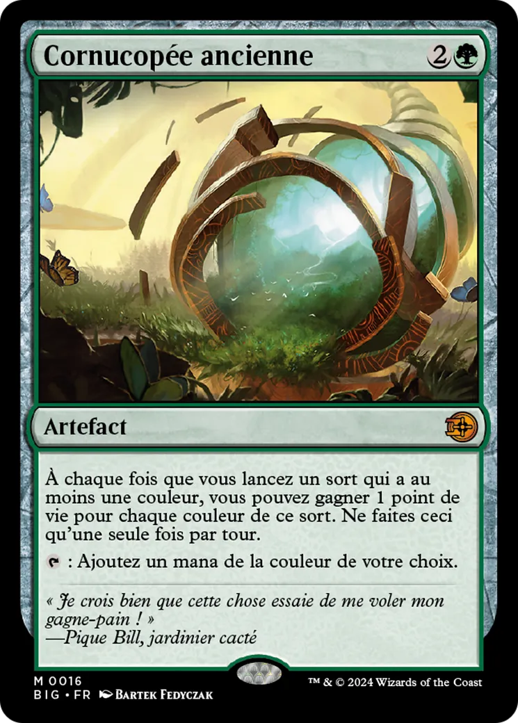 Cornucopée ancienne — The Big Score — Magic: The Gathering