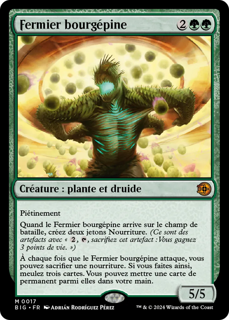 Fermier bourgépine — The Big Score — Magic: The Gathering