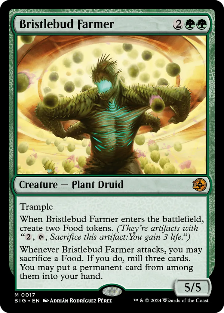 Bristlebud Farmer — The Big Score — Magic: The Gathering