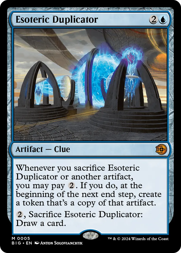 Esoteric Duplicator from The Big Score - Magic: The Gathering