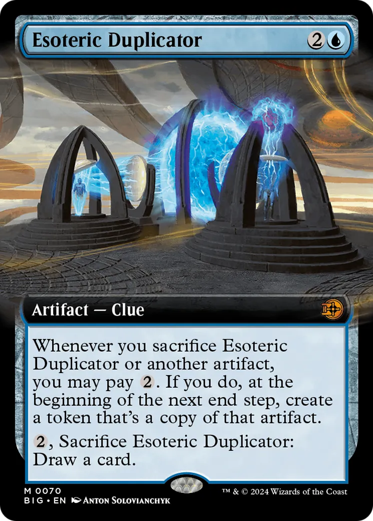 Esoteric Duplicator — The Big Score — Magic: The Gathering