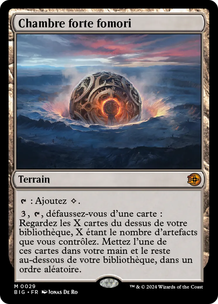 Chambre forte fomori — The Big Score — Magic: The Gathering