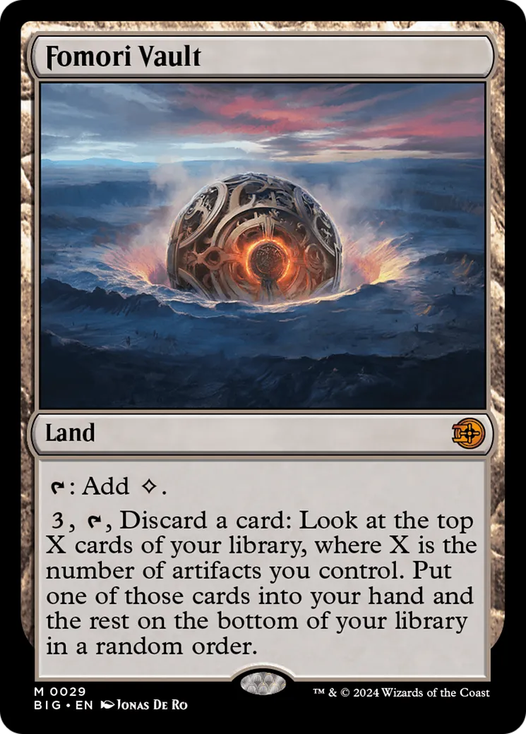 Chambre forte fomori — The Big Score — Magic: The Gathering