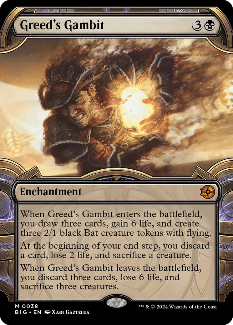 Pari d'avidité — The Big Score — Magic: The Gathering