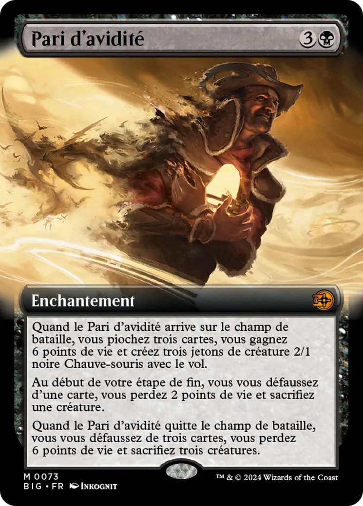 Pari d'avidité — The Big Score — Magic: The Gathering
