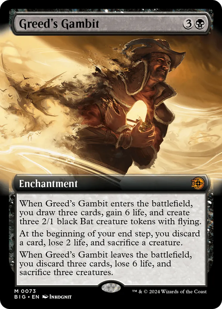 Greed's Gambit — The Big Score — Magic: The Gathering