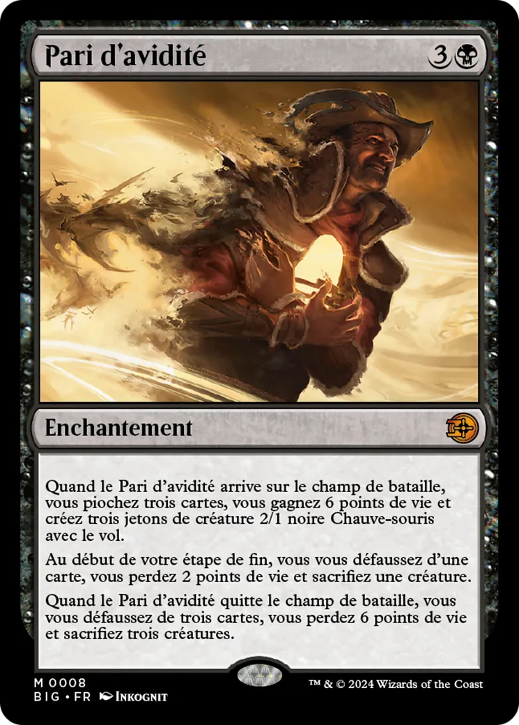 Pari d'avidité — The Big Score — Magic: The Gathering