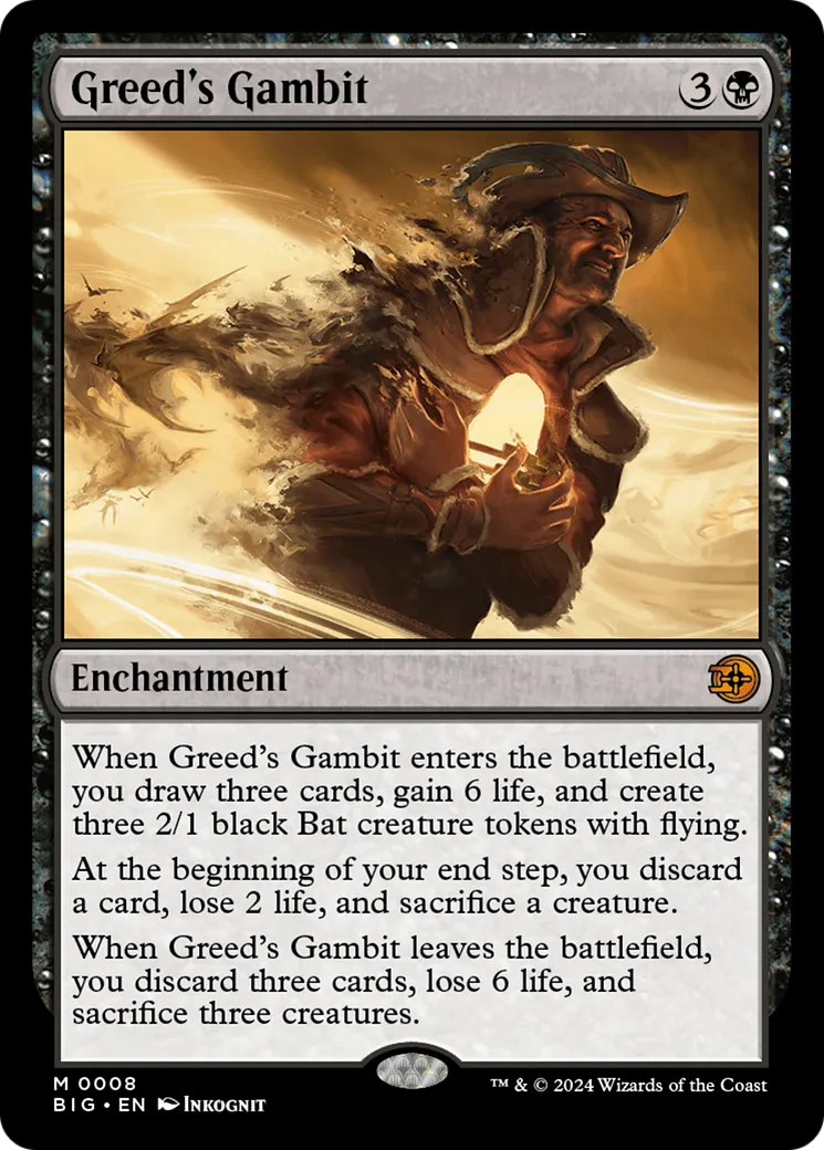 Greed's Gambit — The Big Score — Magic: The Gathering