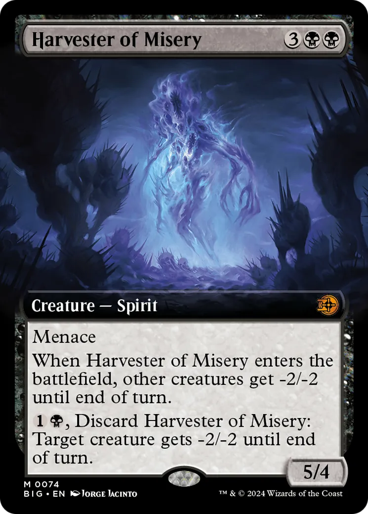Harvester of Misery — The Big Score — Magic: The Gathering