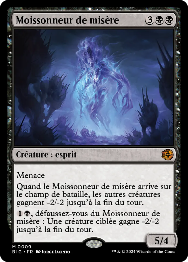 Moissonneur de misère — The Big Score — Magic: The Gathering