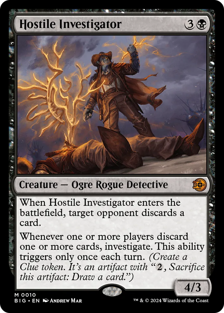Hostile Investigator — The Big Score — Magic: The Gathering