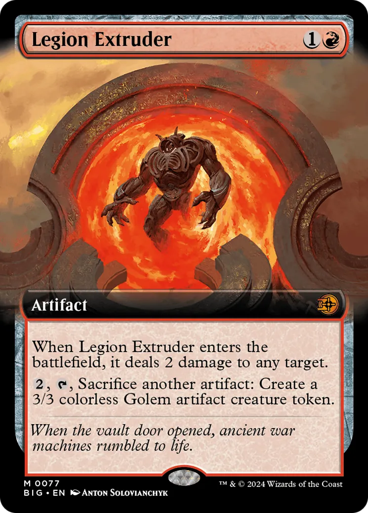 Legion Extruder — The Big Score — Magic: The Gathering
