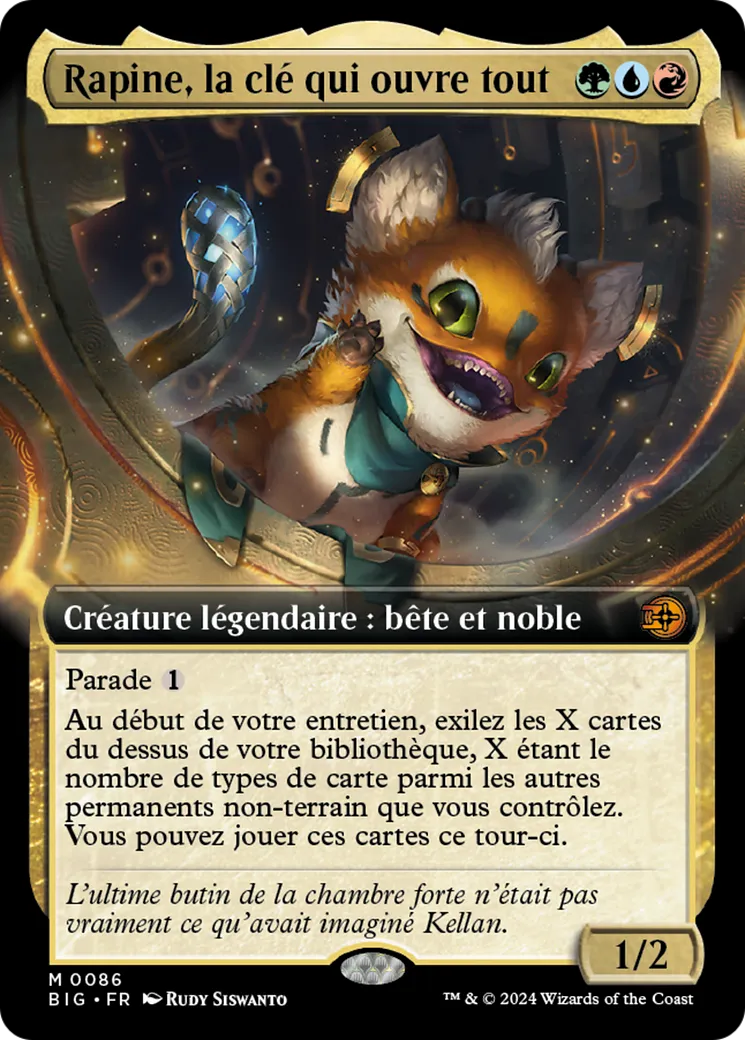 Rapine, la clé qui ouvre tout — The Big Score — Magic: The Gathering