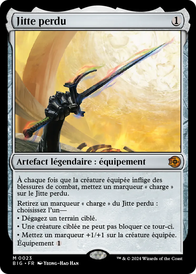 Jitte perdu — The Big Score — Magic: The Gathering