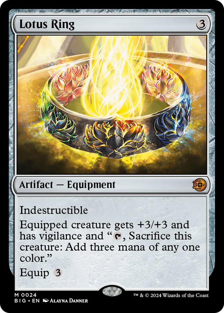 Anneau de lotus — The Big Score — Magic: The Gathering