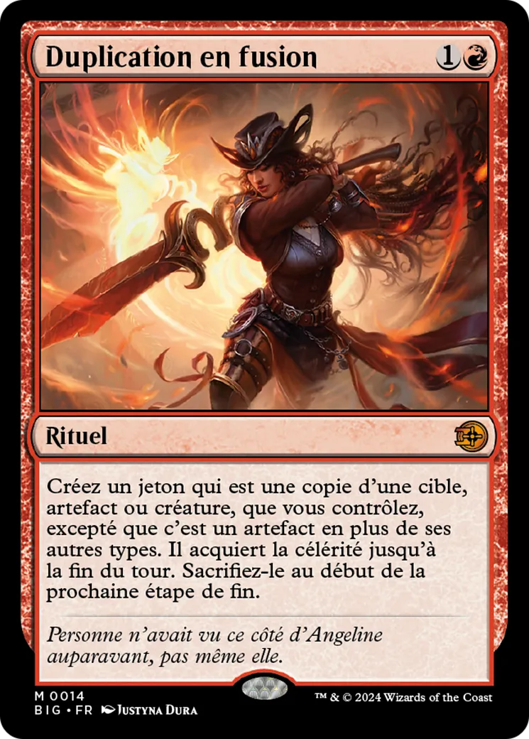 Duplication en fusion — The Big Score — Magic: The Gathering