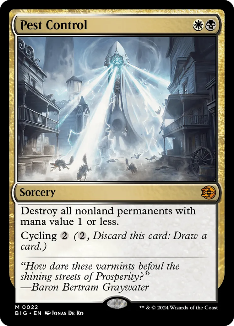 Pest Control — The Big Score — Magic: The Gathering