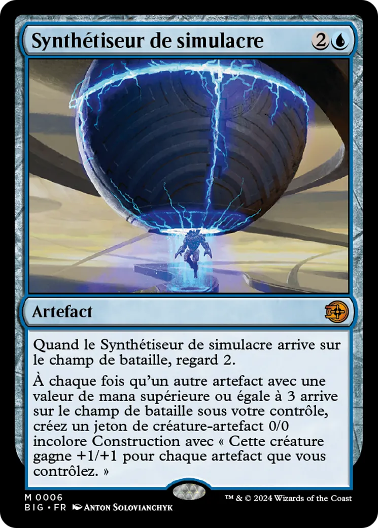 Synthétiseur de simulacre — The Big Score — Magic: The Gathering