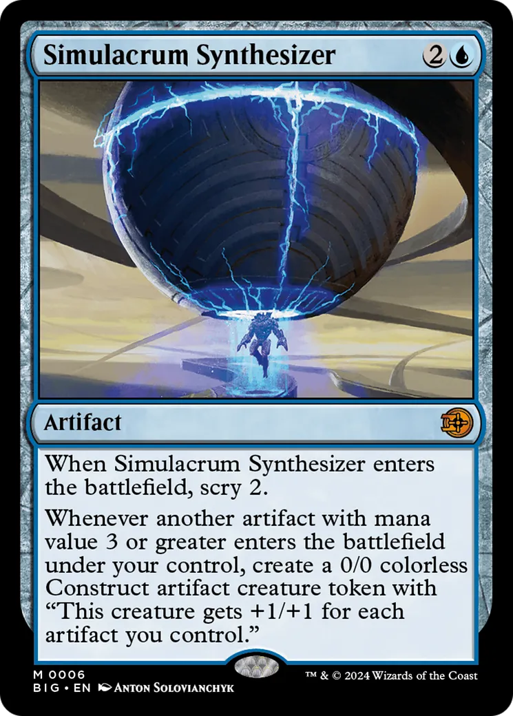 Synthétiseur de simulacre — The Big Score — Magic: The Gathering