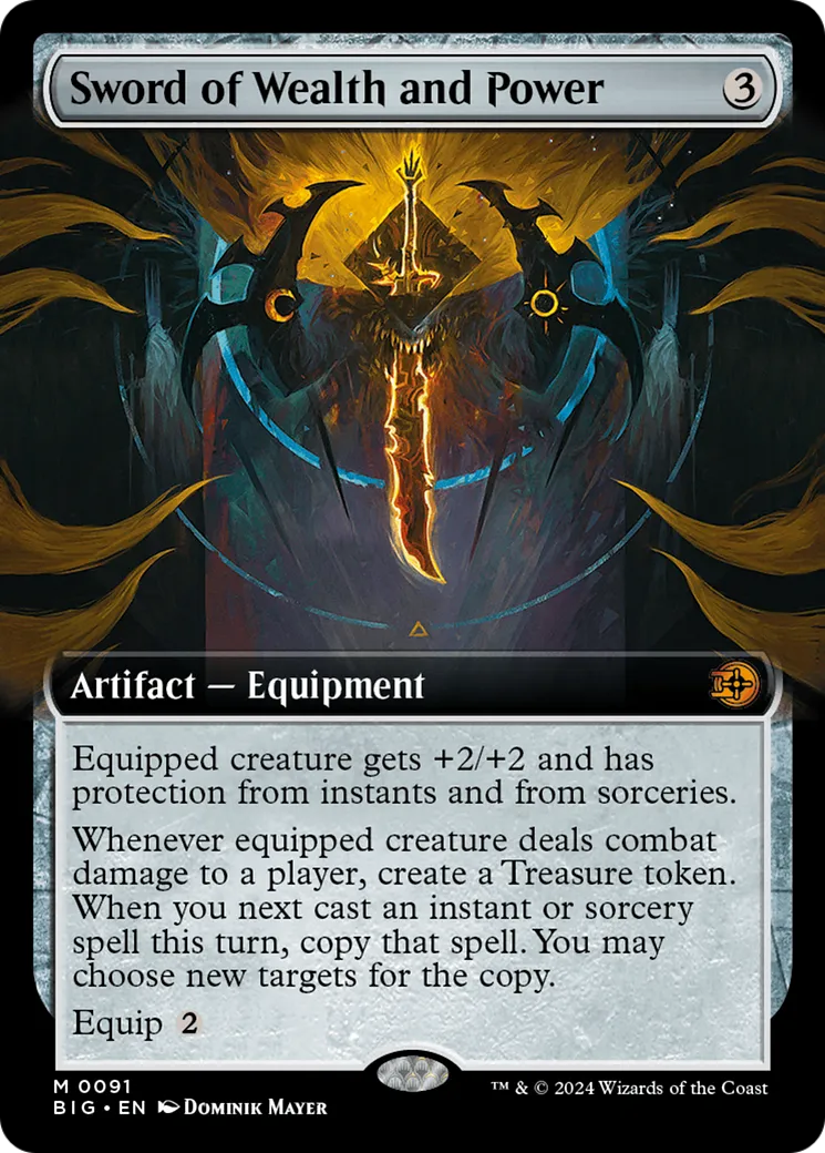 Sword of Wealth and Power — The Big Score — Magic: The Gathering