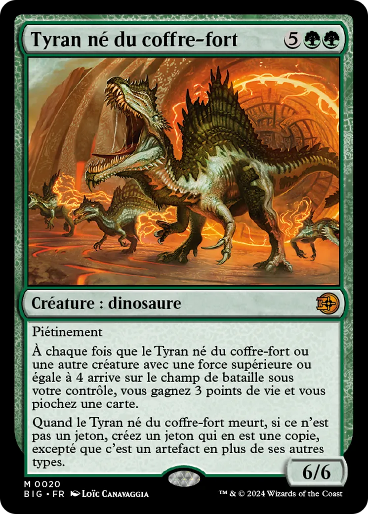 Tyran né du coffre-fort — The Big Score — Magic: The Gathering