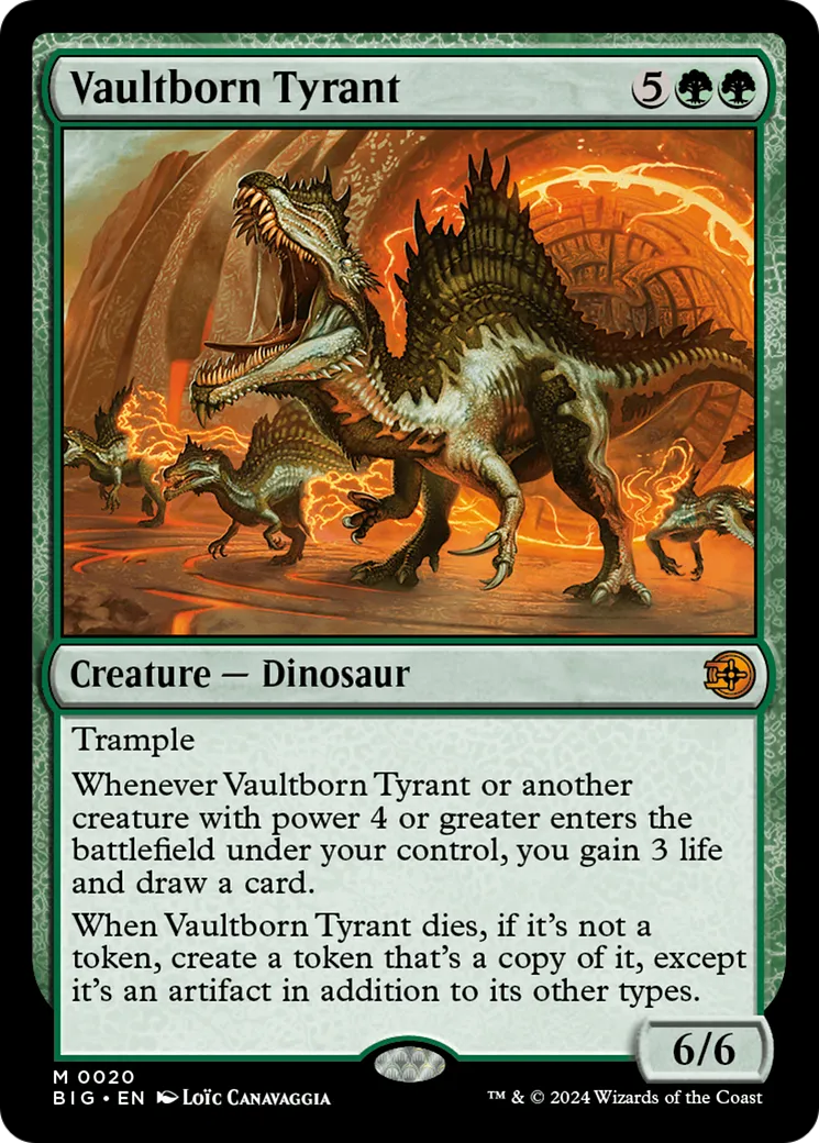 Tyran né du coffre-fort — The Big Score — Magic: The Gathering