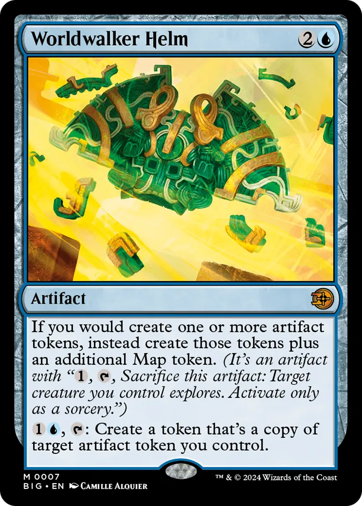 Worldwalker Helm — The Big Score — Magic: The Gathering