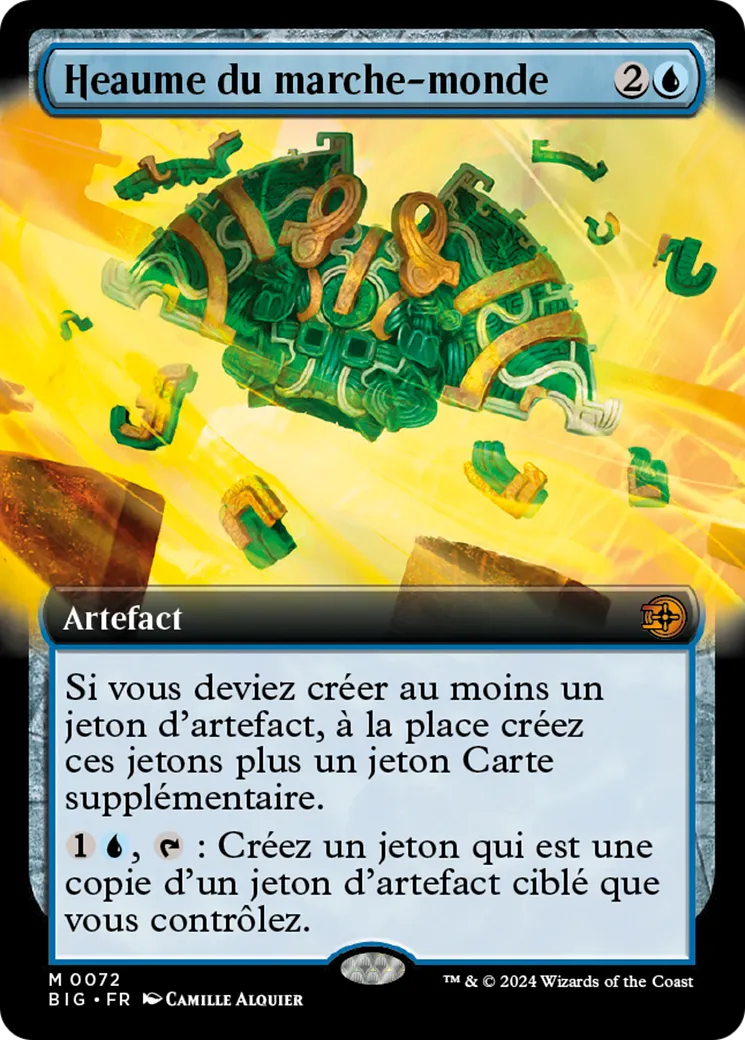 Heaume du marche-monde — The Big Score — Magic: The Gathering