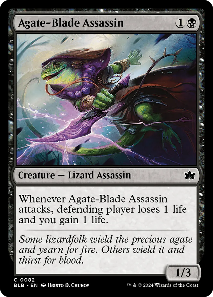 Agate-Blade Assassin — Bloomburrow — Magic: The Gathering