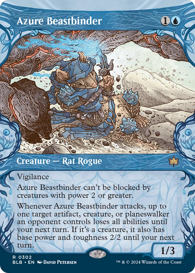 Lieur-de-bête d'azur — Bloomburrow — Magic: The Gathering