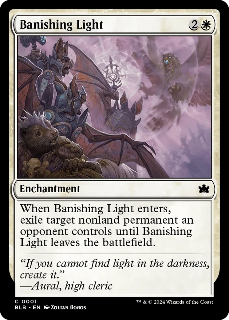 Banishing Light — Bloomburrow — Magic: The Gathering