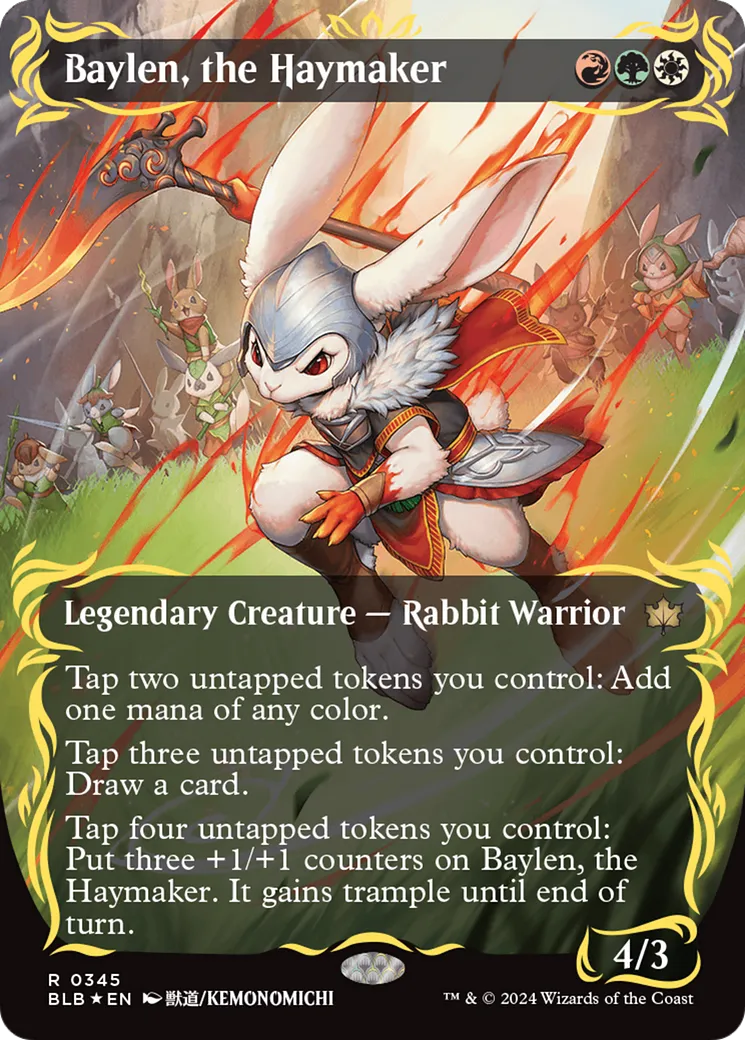 Baylen, the Haymaker — Bloomburrow — Magic: The Gathering