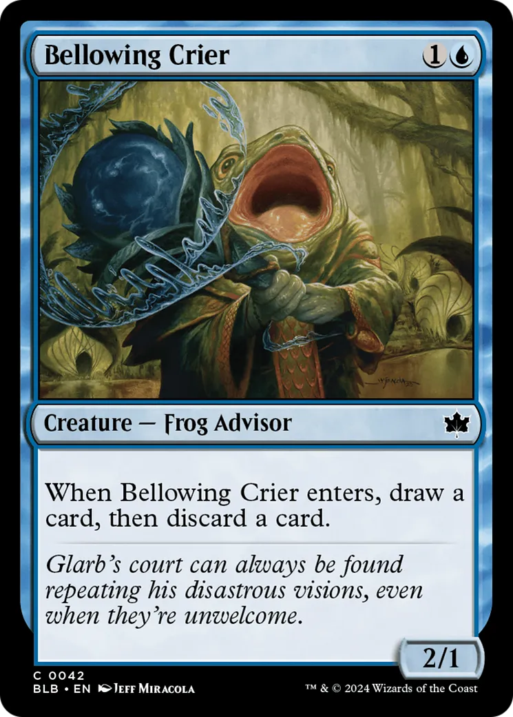 Bellowing Crier — Bloomburrow — Magic: The Gathering