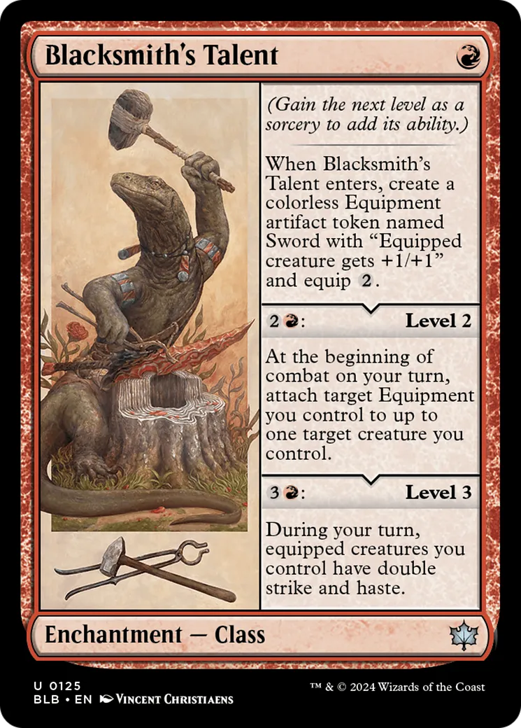 Blacksmith's Talent — Bloomburrow — Magic: The Gathering