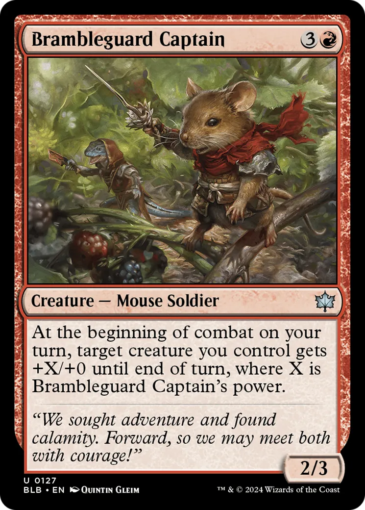 Capitaine de la garderonce — Bloomburrow — Magic: The Gathering