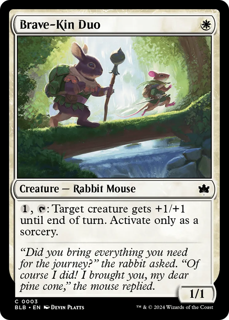 Duo sangbrave — Bloomburrow — Magic: The Gathering