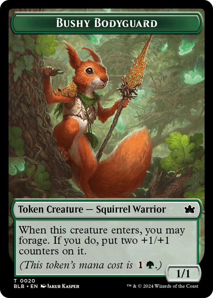 Bushy Bodyguard — Bloomburrow — Magic: The Gathering