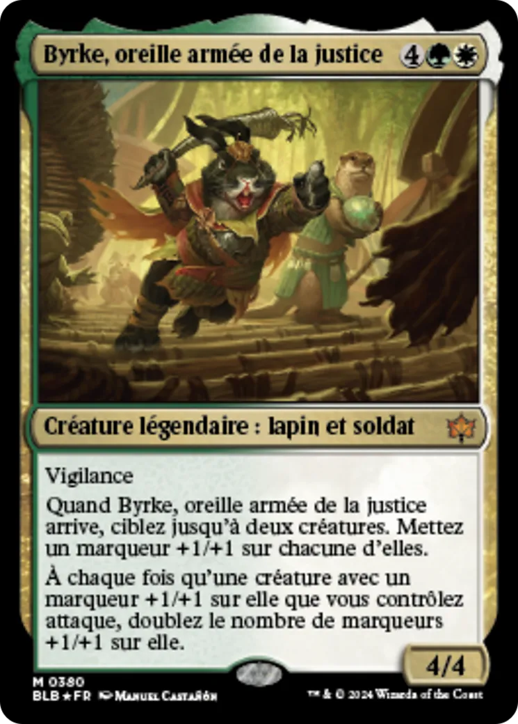 Byrke, oreille armée de la justice — Bloomburrow — Magic: The Gathering