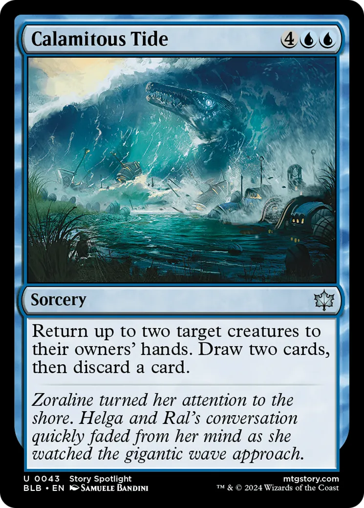 Calamitous Tide — Bloomburrow — Magic: The Gathering