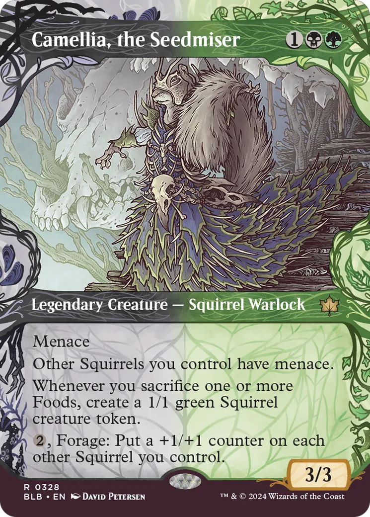 Camellia, the Seedmiser — Bloomburrow — Magic: The Gathering