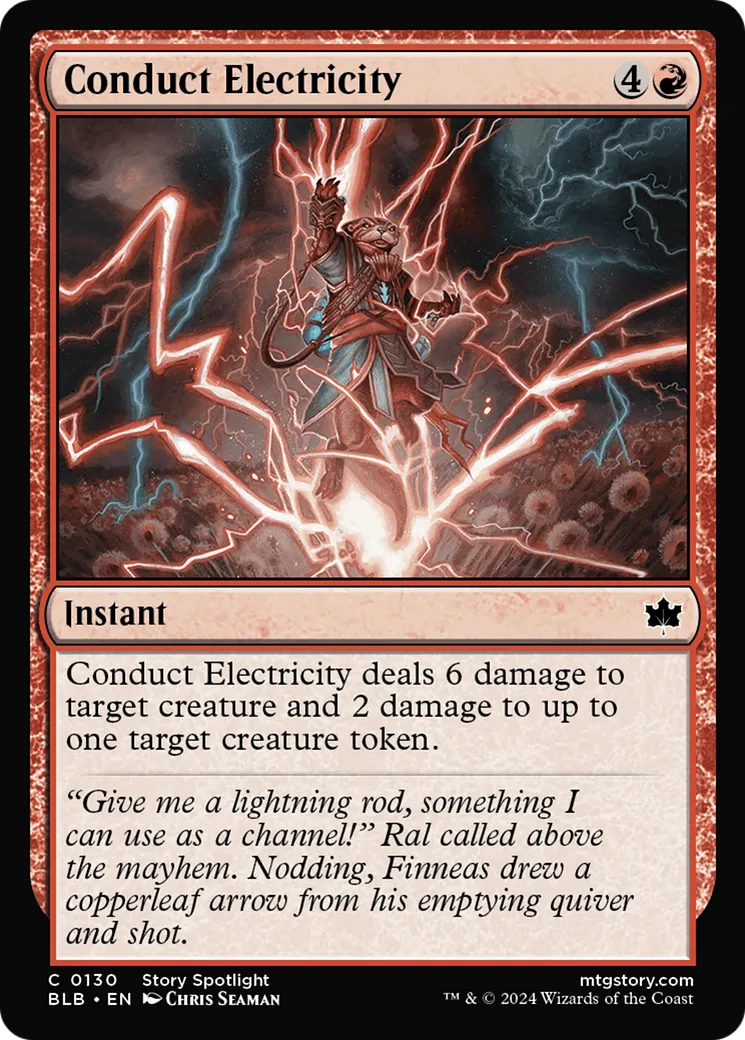Conduction d'électricité — Bloomburrow — Magic: The Gathering
