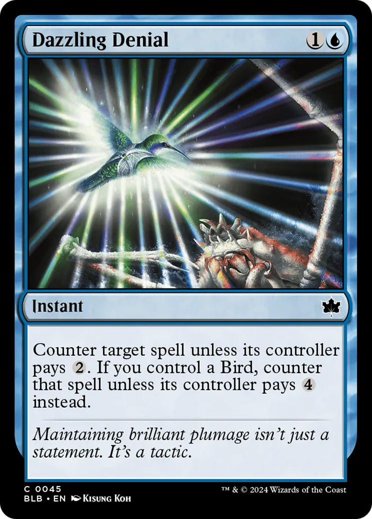 Dazzling Denial — Bloomburrow — Magic: The Gathering