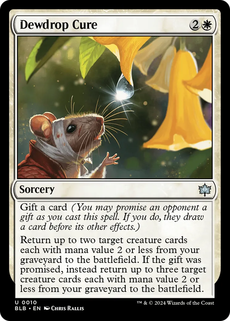 Dewdrop Cure — Bloomburrow — Magic: The Gathering