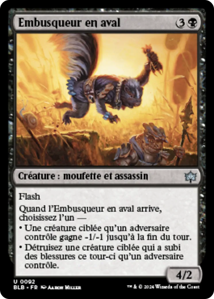 Embusqueur en aval — Bloomburrow — Magic: The Gathering