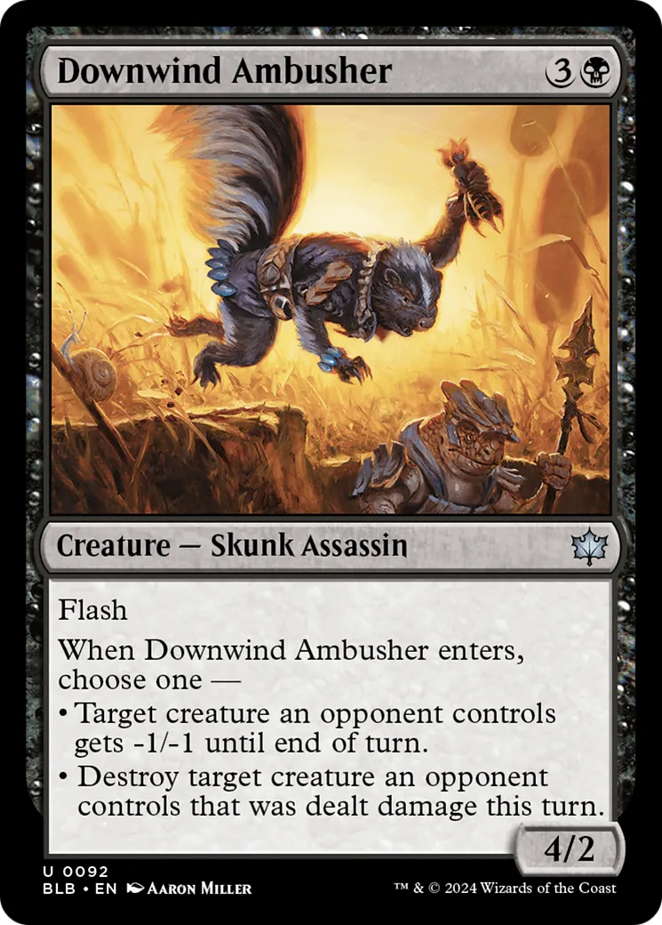 Embusqueur en aval — Bloomburrow — Magic: The Gathering