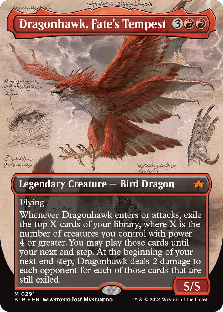 Sacredragon, tempête du destin — Bloomburrow — Magic: The Gathering
