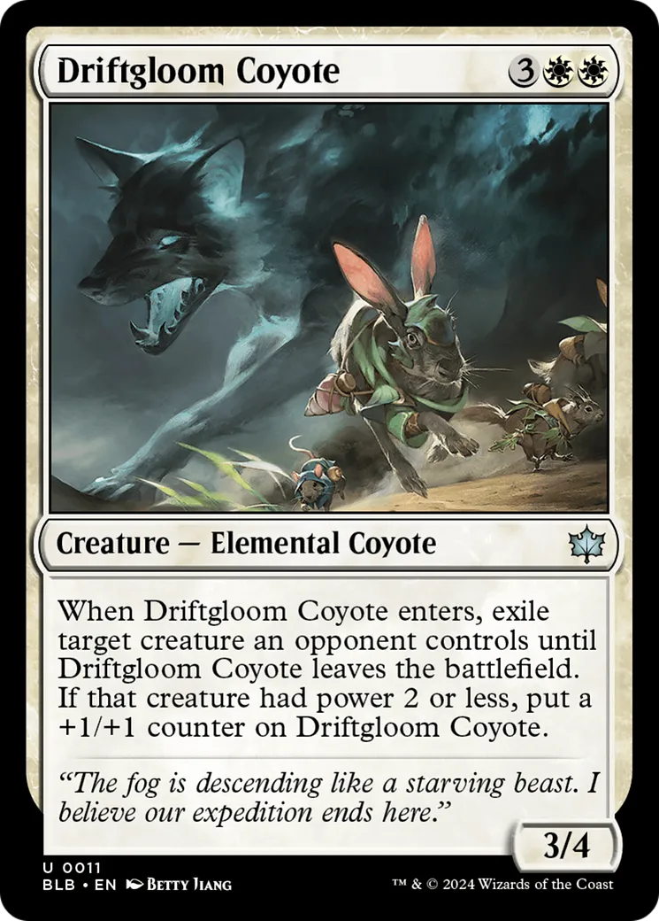 Coyote mornerrant — Bloomburrow — Magic: The Gathering
