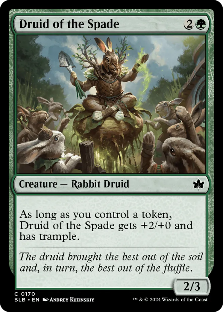 Druide de la bêche — Bloomburrow — Magic: The Gathering